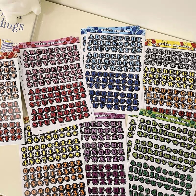 Kitalpha stickers_ Trang trí top, sổ