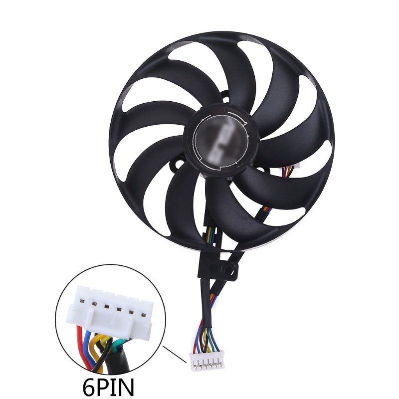Quạt Làm Mát T129215Su 12v 0.5a 88mm Cho - Asus Rx5700 Rx5700 Xt Rtx2080Ti 8gb Rog Strix Ocs Cards Thẻ