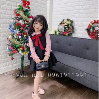 Đầm nơ xòe Mẹ và Bé ( có ảnh thật cuối cùng)