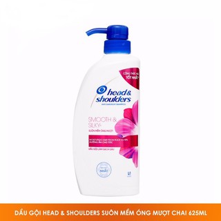 Dầu gội head & shoulders smooth & silky shampoo suôn mềm óng mượt 625ml