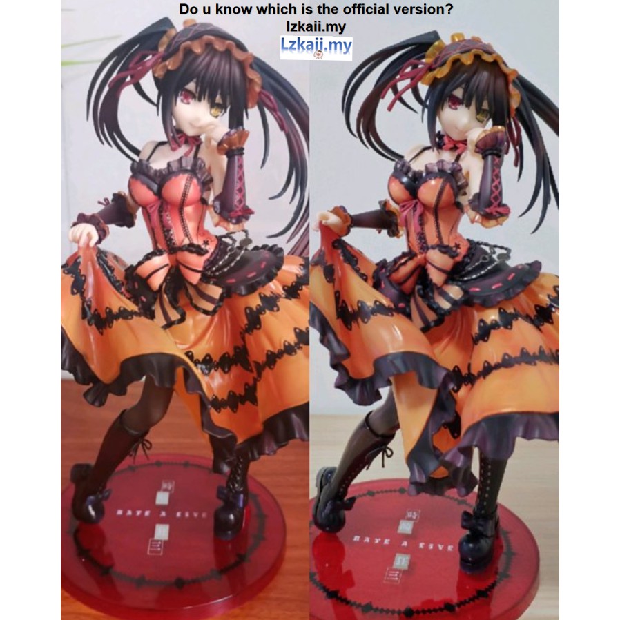 Mô hình nhân vật Tokisaki Kurumi phim hoạt hình Date A Live tỉ lệ 1 / 8 cao 22cm