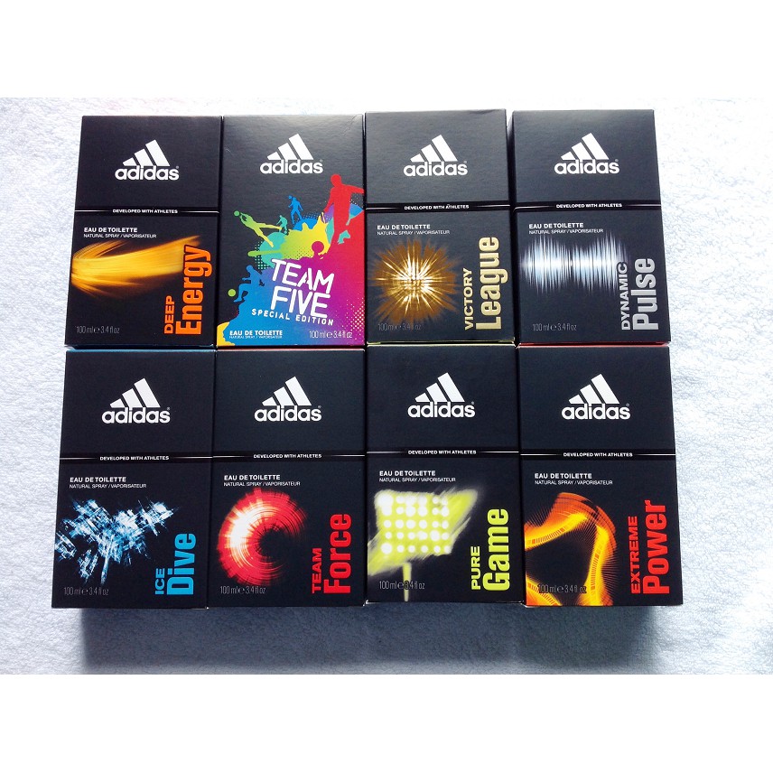 Combo 11 chai nước hoa adidas