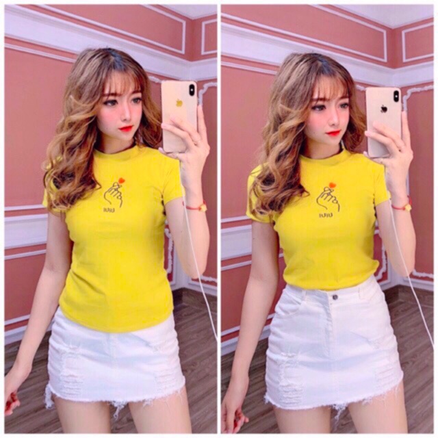 ÁO THUN THÁI BODY NỮ NGẮN TAY CỔ TRÒN