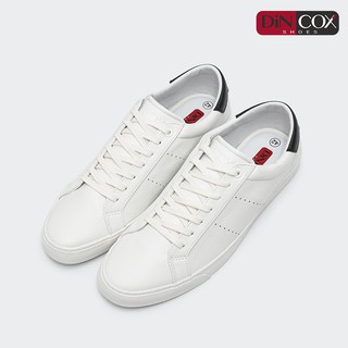 Giày Sneaker Da Nam DINCOX GC15 White/Black Thể Thao