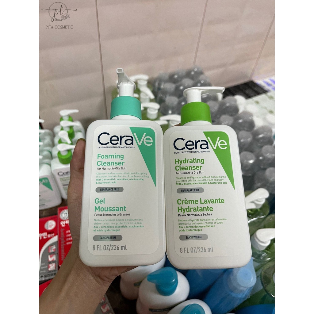 [Chính Hãng] Sữa Rửa Mặt Cerave Foaming Facial Cleanser Dịu Nhẹ Cho Da Dầu Mụn, Da Khô | BigBuy360 - bigbuy360.vn