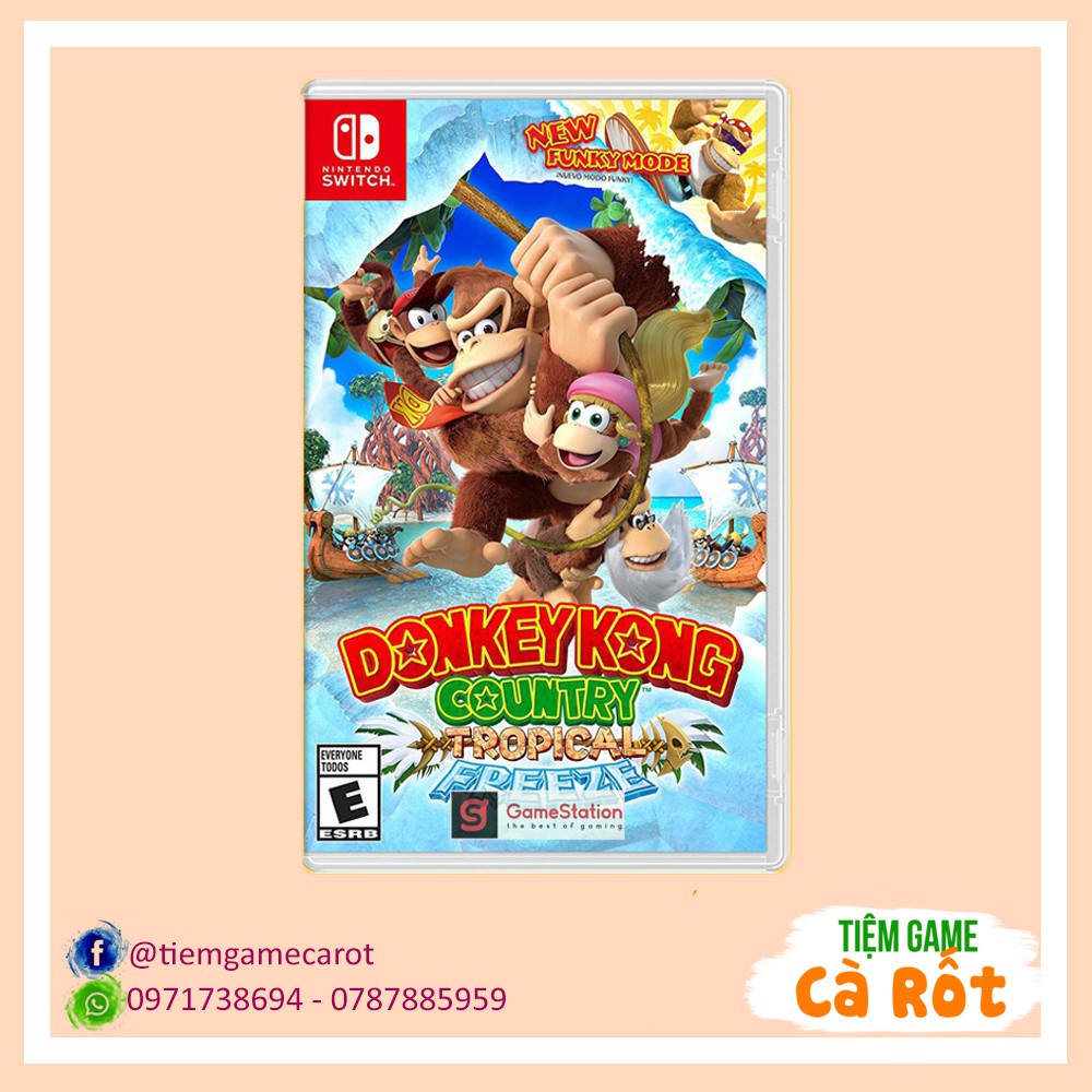 [2nd] DONKEY KONG COUNTRY: Tropical Freeze - Băng game cho máy Nintendo Switch