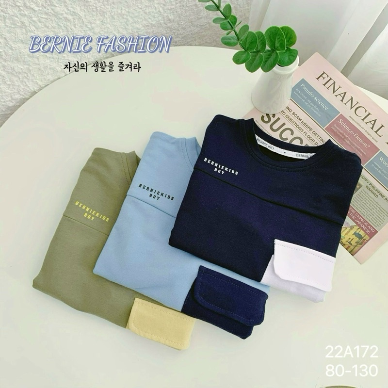 Áo thu đông dài tay Bernie cho bé trai