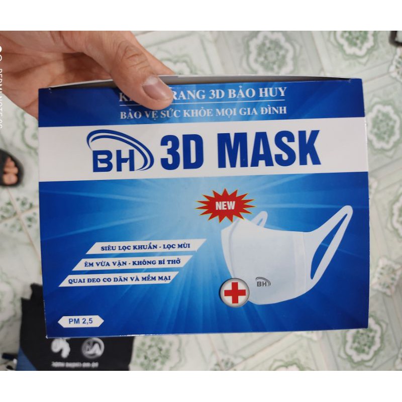 hộp 50 chiếc khẩu trang 3D MASK