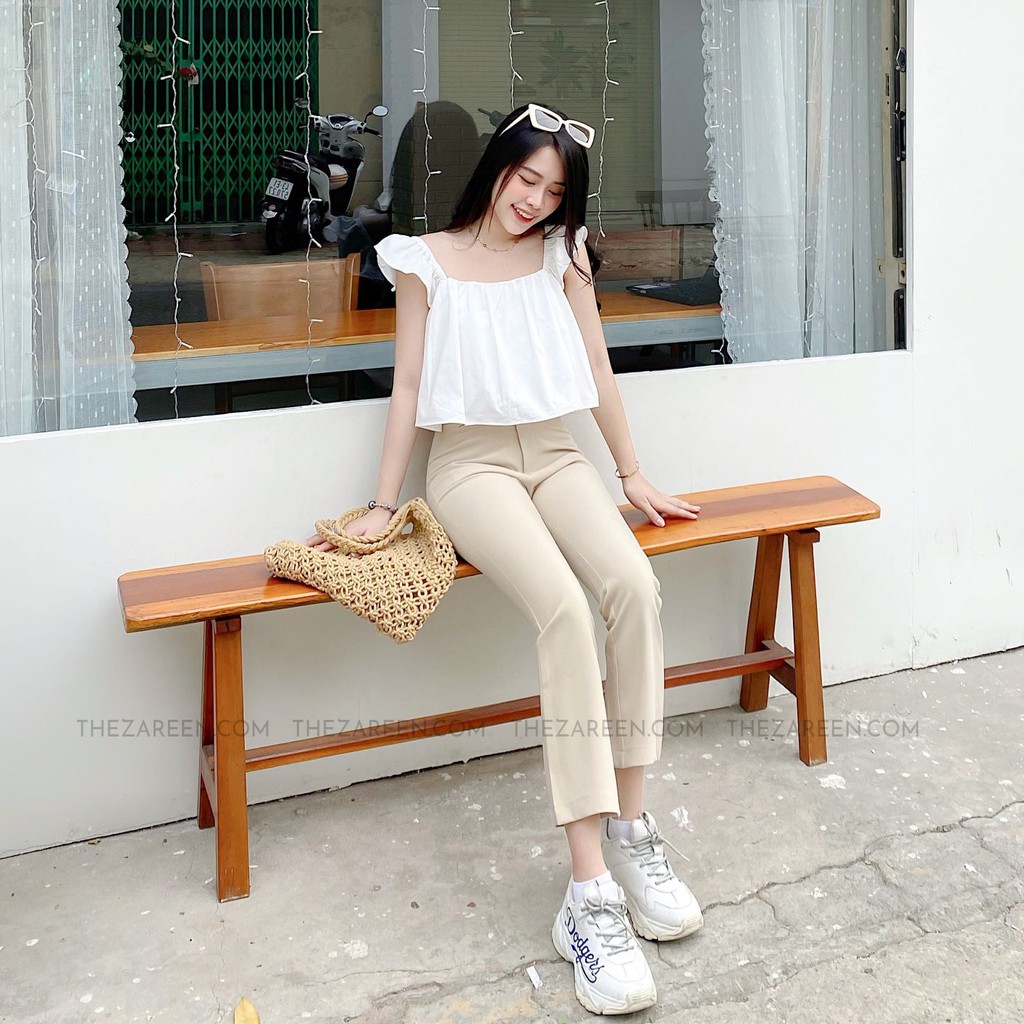 QUẦN TÂY LỬNG FORM LOE BASIC ZAREEN TRS12 NUDE | BigBuy360 - bigbuy360.vn