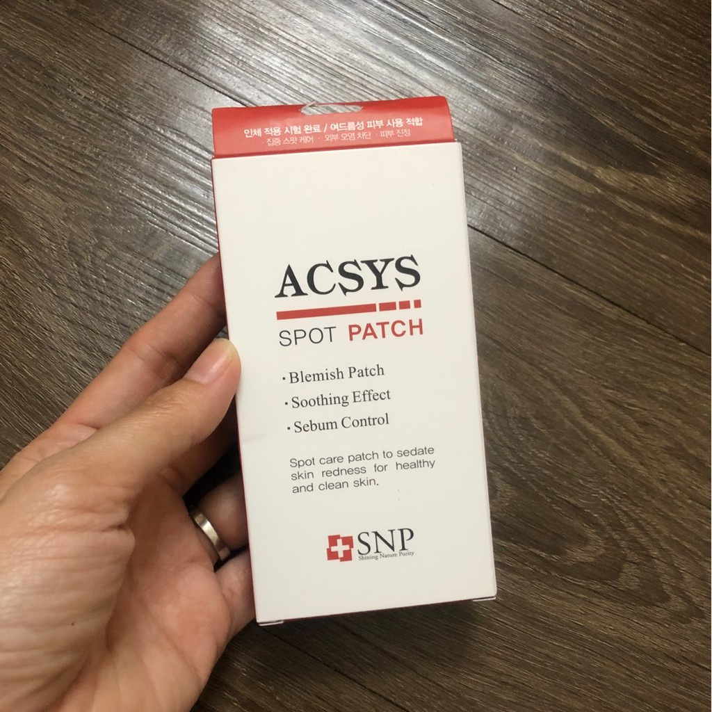 Miếng dán mụn dưỡng da mụn SNP Acsys Spot Patch - 72 miếng/Hộp