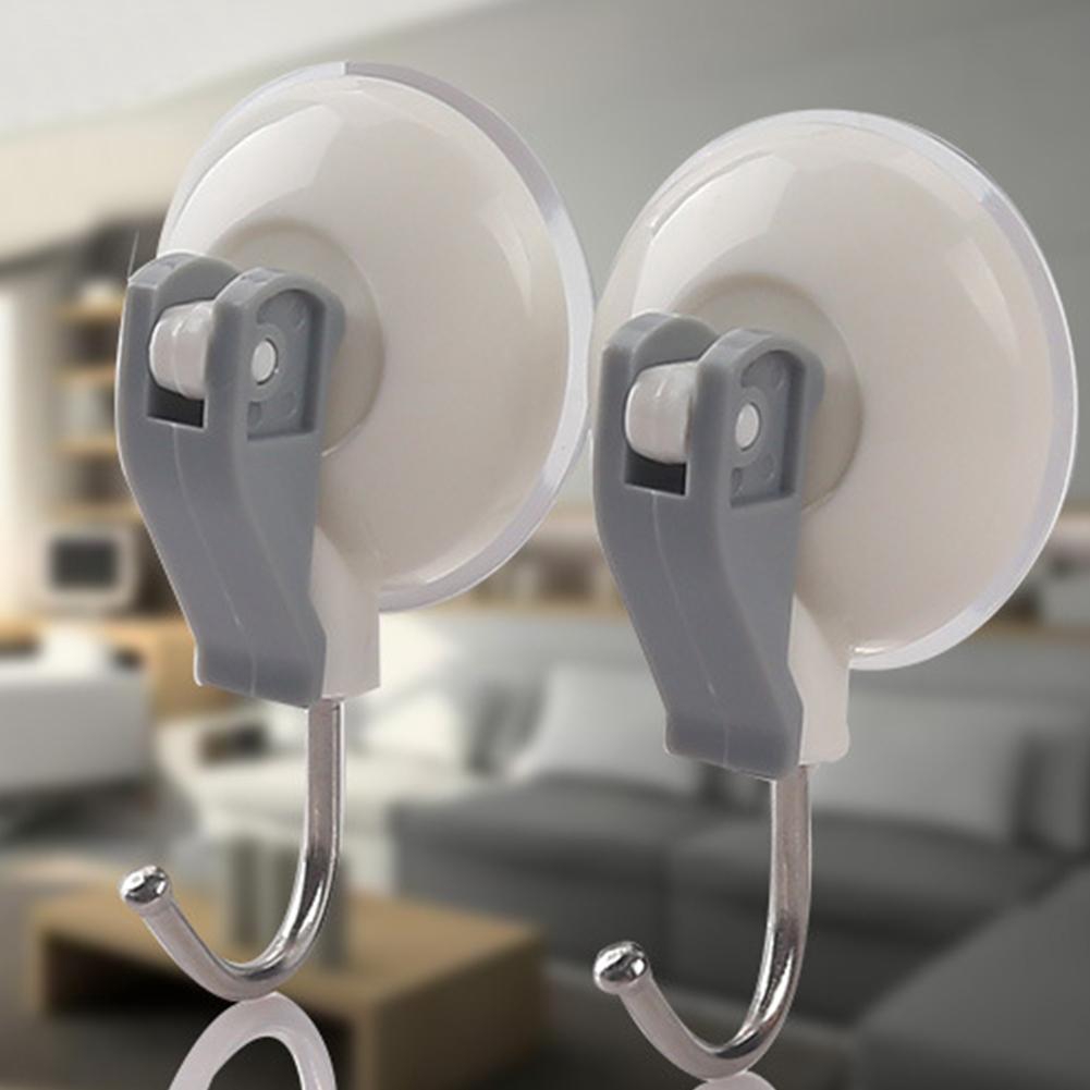 2 móc treo đồ dán tường đế hút chân không siêu mạnh tiện lợi