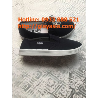 giày lười asia nữ xanh