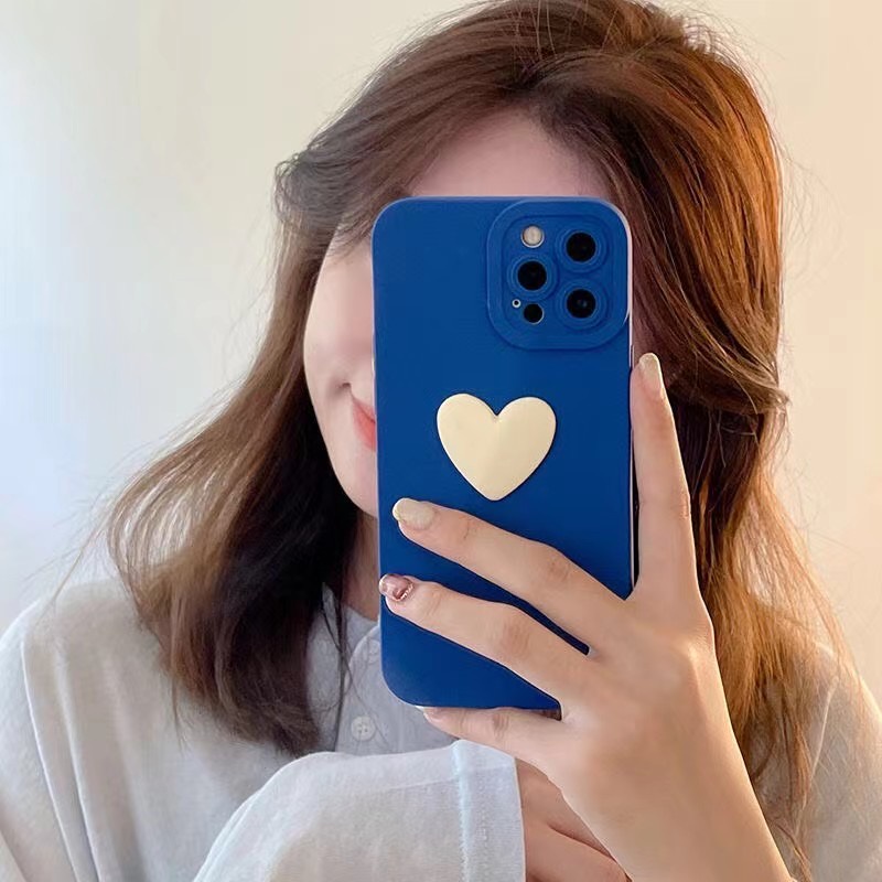 Ốp điện thoại TPU mềm họa tiết trái tim xinh xắn cho iPhone 7 8 X XS XR XS MAX 7 Plus 8 Plus 11 11 Pro 11 Pro Max 12 13 Pro 12 Pro Max