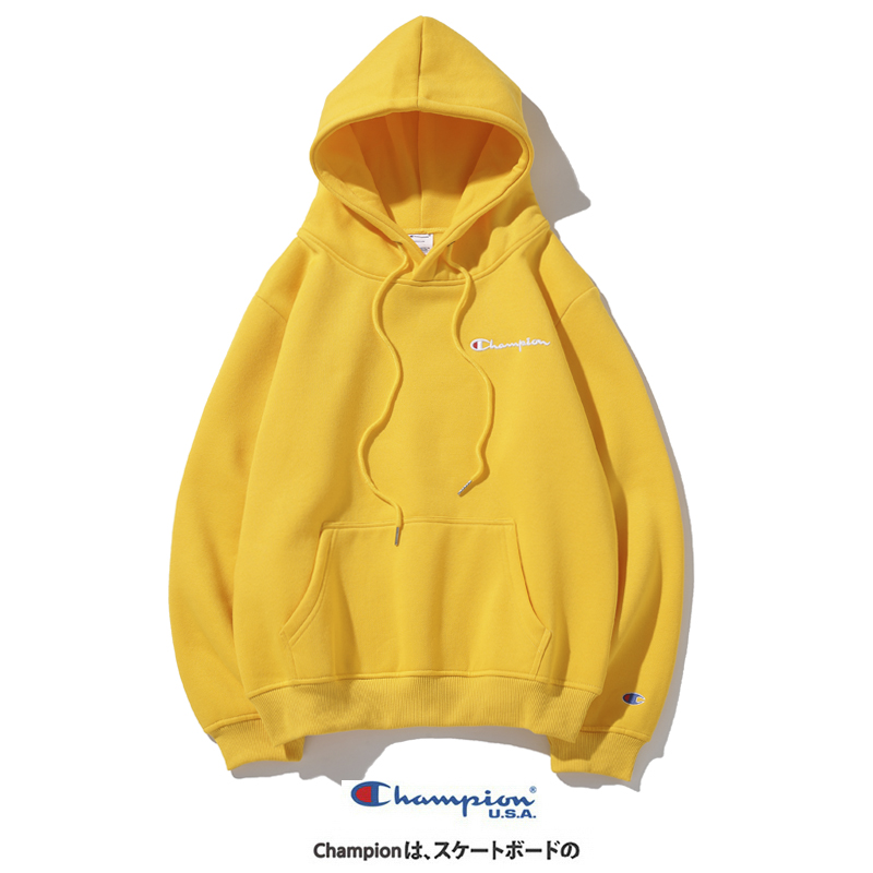 Áo Hoodie Thêu Chữ Champion Đơn Giản Thời Trang Cho Nam Nữ