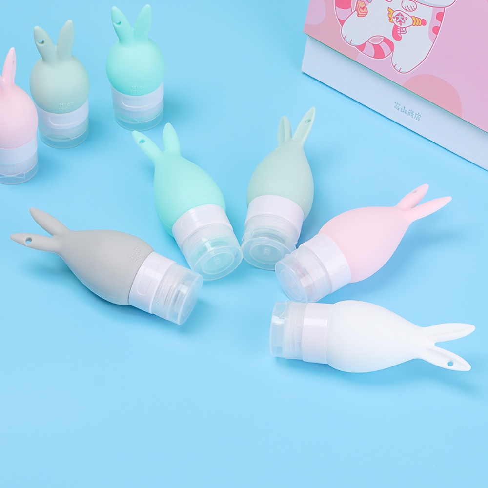 [Hàng mới về] Chai chiết mỹ phẩm và sữa tắm mini bằng silicone tiện lợi dùng khi du lịch