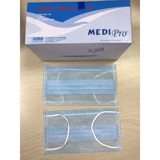 Khẩu trang y tế 3 lớp Medi pro (Chính Hãng)