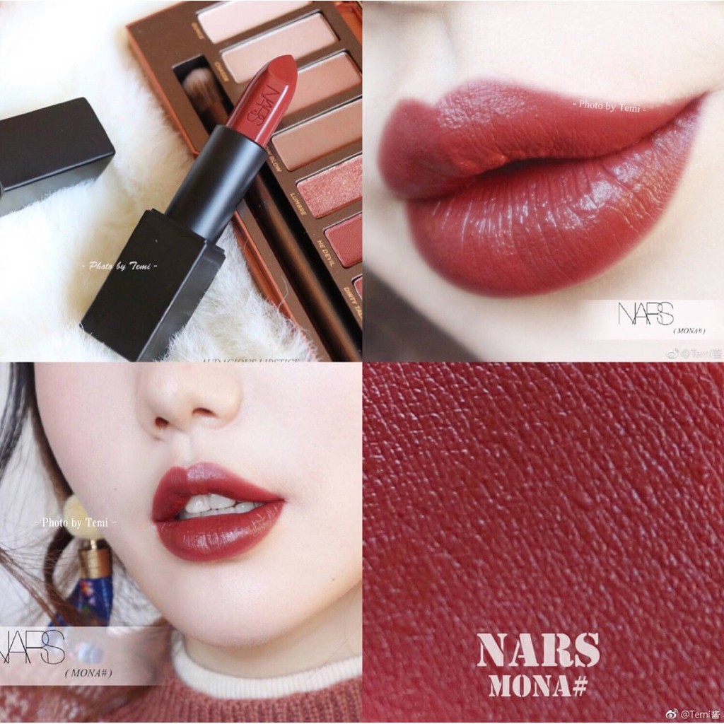 Son thỏi lì NARS Audacious màu Mona