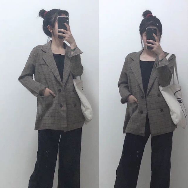BLAZER SỌC (ảnh thật)