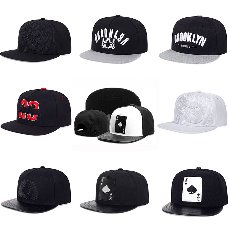 Mũ Lưỡi Trai Cotton Thêu Chữ Phong Cách Hiphop