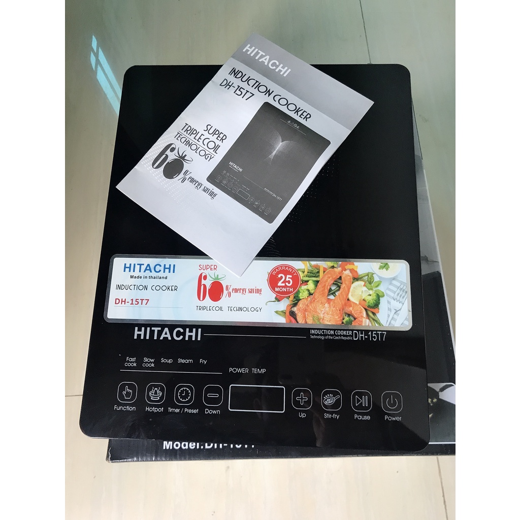 Bếp từ đơn cảm ứng cao cấp HITACHI DH-15T7 ( tặng nồi )
