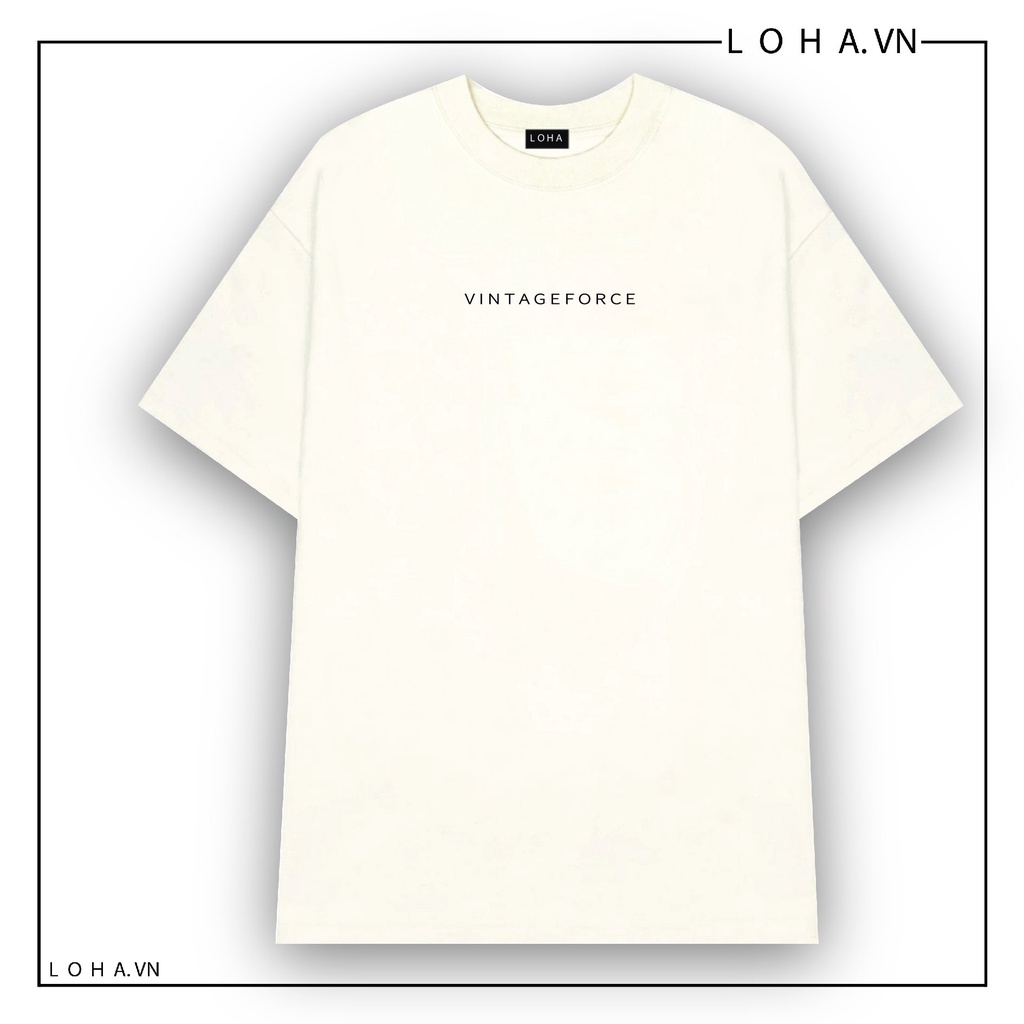 Áo Thun Vintage  Tay Lỡ Chất 100% Cotton Cao Cấp Form Rộng Đẹp Unisex Mặc Đôi Mặc Cặp Cho Nam Nữ LOHA