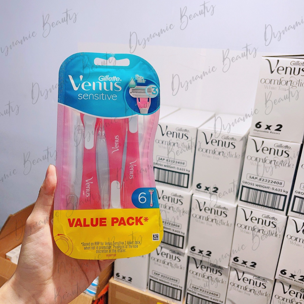 Dao cạo Gillette venus sensitive dành cho da nhạy cảm