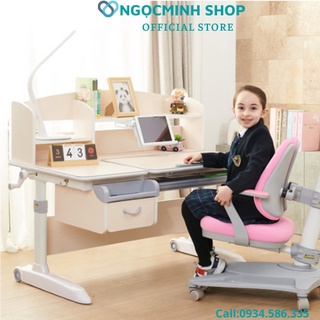 Bàn học sinh-bàn học chống gù chống cận thông minh- t340-màu:hồng, xanh, xám