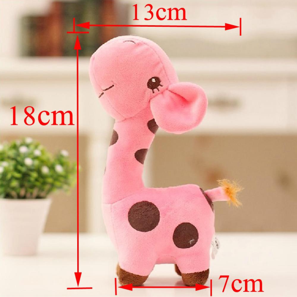 Thú Nhồi Bông Hình Hươu Cao Cổ Đáng Yêu 18cm