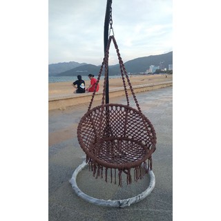 Ghế ngồi Macrame