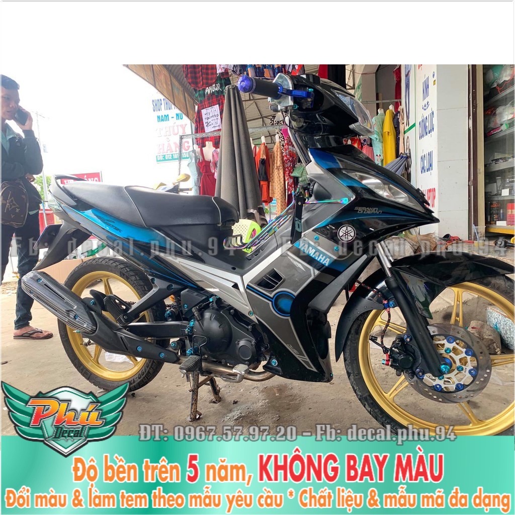Tem rời Exiter 2006-2010 đen bạc 1 (X) -1