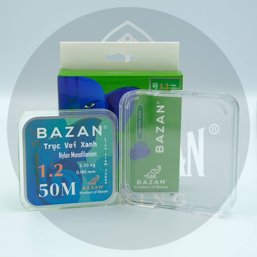 Dây trục Bazan - Nylon Monofilament - Nhiều size x 50m