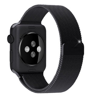 Dây đeo thép thay thế cho Apple Watch Size 44/42mm Series 6/5/4/3/2/1 (Đen )