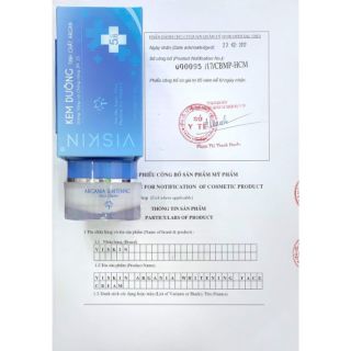 Kem dưỡng trắng da viskin