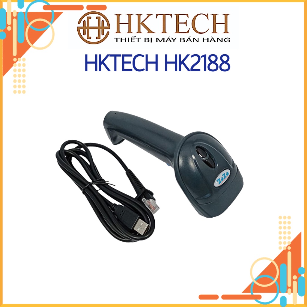 Máy quét mã vạch HKTECH HK2188 Máy quét mã vạch, máy đọc mã vạch đơn tia 1D