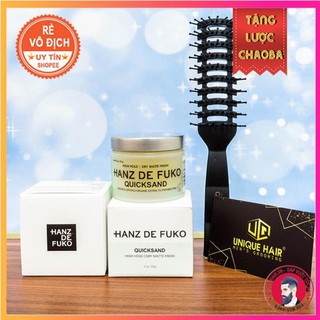 ✅[CHÍNH HÃNG STORE HÀ NỘI] Sáp vuốt tóc Hanz de fuko Quicksand + Tặng lược Chabao | RẺ VÔ ĐỊCH