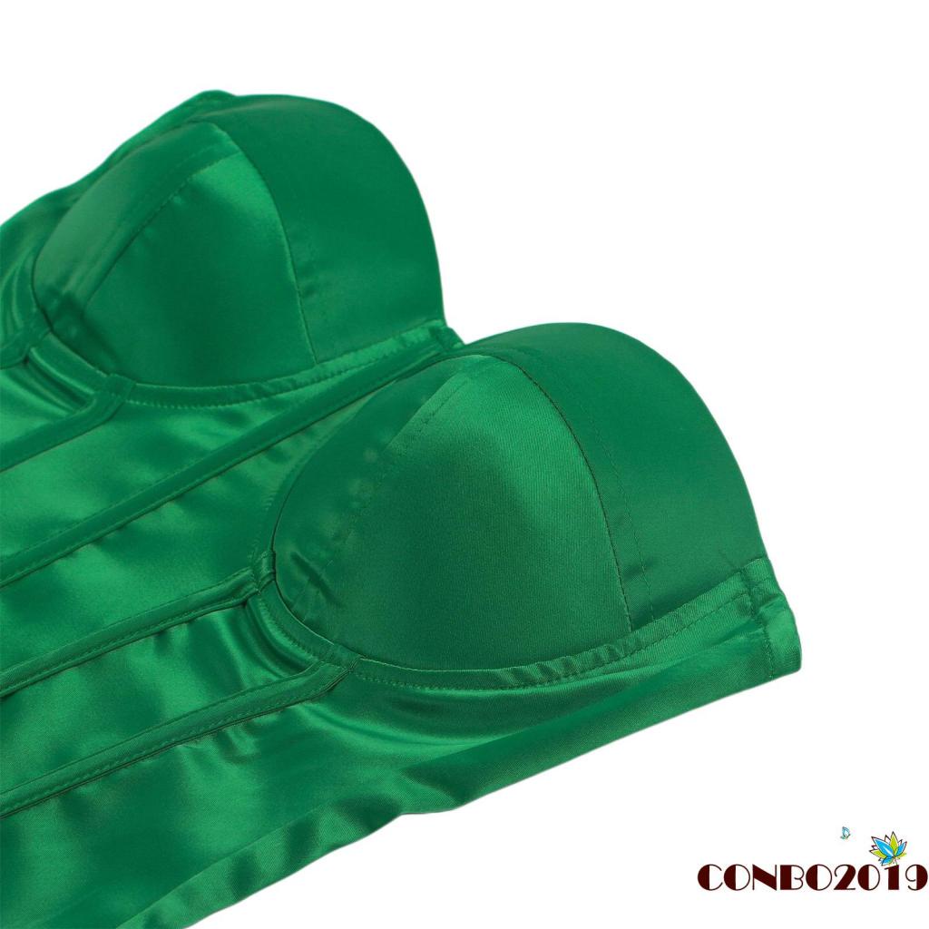 Áo Ống Chất Satin Màu Sắc Đơn Giản Cho Nữ