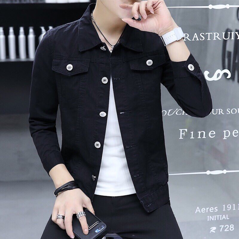 -Áo Khoác Jean Nam Cao Cấp