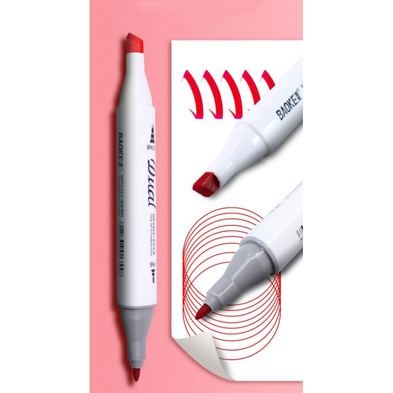Màu marker 2 đầu cao cấp Baoke Dual MP2924-12/18/24/36/48/60/80