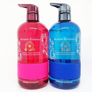 SỮA TẮM NƯỚC HOA PHÁP REVITALITE EVOLUTION XANH 800ML