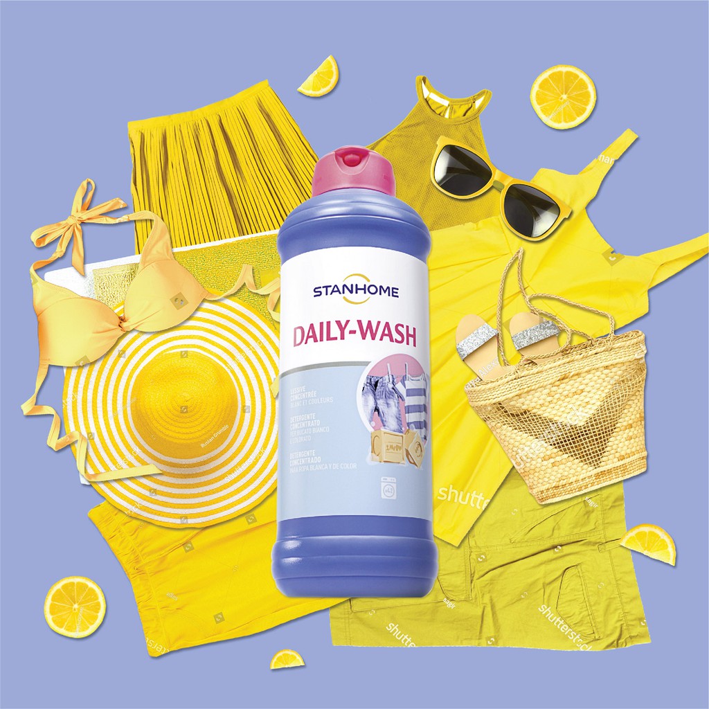 Nước giặt hàng ngày với hương biển tươi mát Stanhome daily wash provencal 1500ml