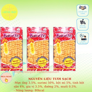 Mực Bento Thái Lan gói 6g đủ vị,mực cay Bento