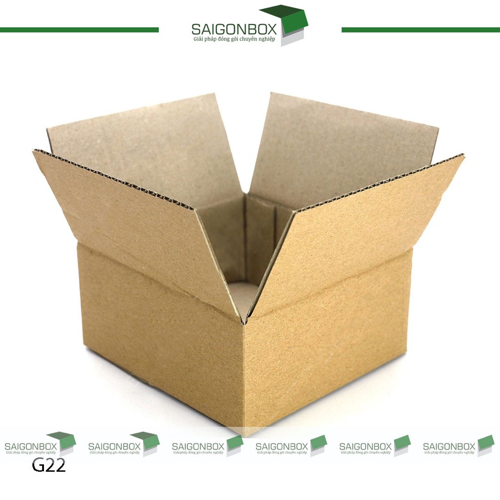 [GIÁ TẬN XƯỞNG] Combo 50 hộp giấy carton size 15x15x7 cm để đóng gói hàng hóa