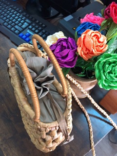 Túi lục bình handmade đan thưa R2