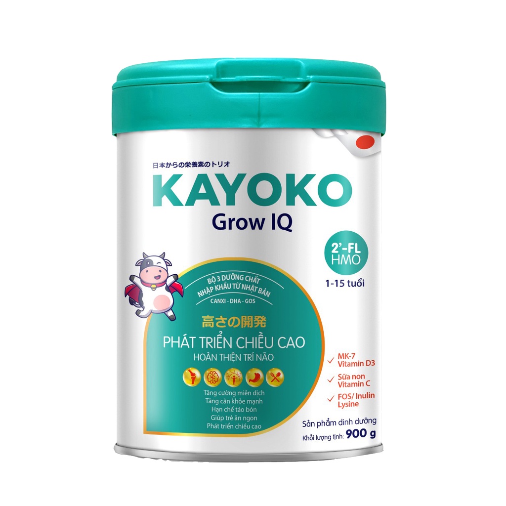 Sữa kayoko Grow IQ 900g