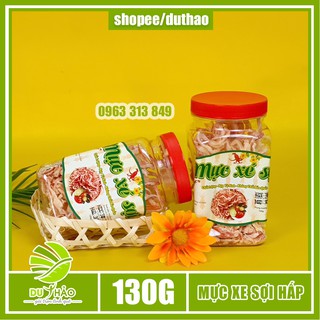 Mực xé sợi hấp nước cốt dừa 130g, mực hấp ăn vặt Sài Gòn ngon