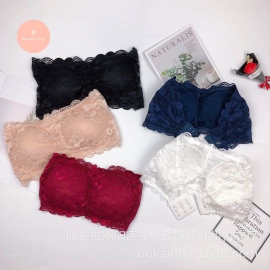 Áo bra ren hoa quây ngang gợi cảm Queennga