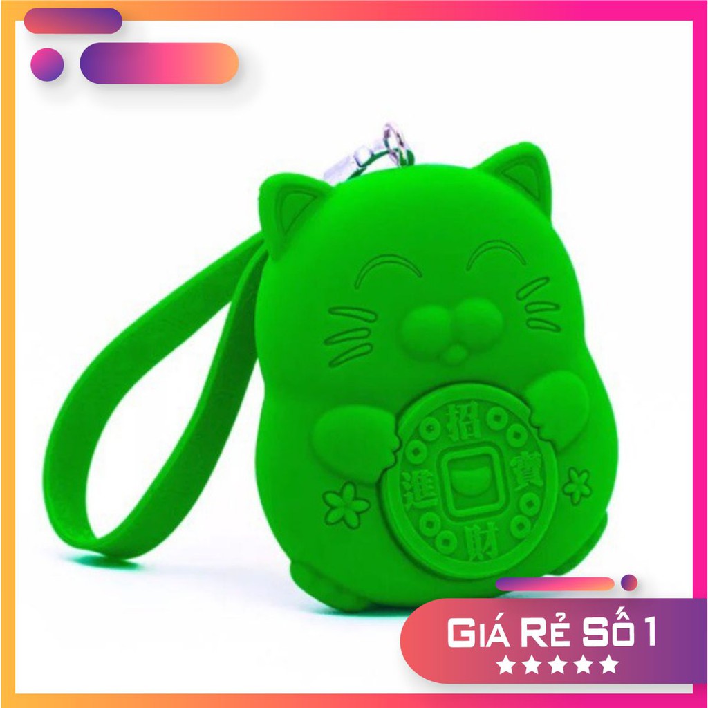 ⚡️Săn Sale⚡️Ví Mèo Thần Tài May Mắn Siêu Cute