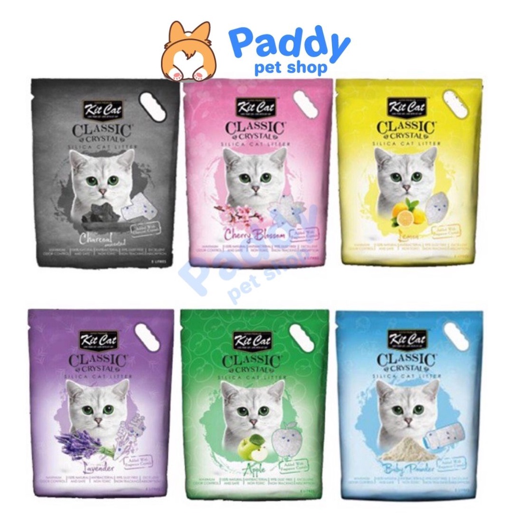 Cát Thủy Tinh Kit Cat Khử Mùi Tốt Cho Mèo (5L)