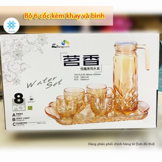 bộ bình nước thủy tinh
