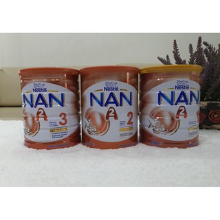 SỮA NAN A2 SẢN XUẤT TẠI  ÚC SỐ 1,2,3 (HỘP 800gr)